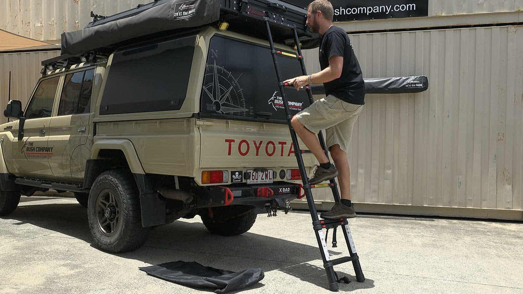 The Bush Company Deluxe Telescopic Ladder 2.6m
