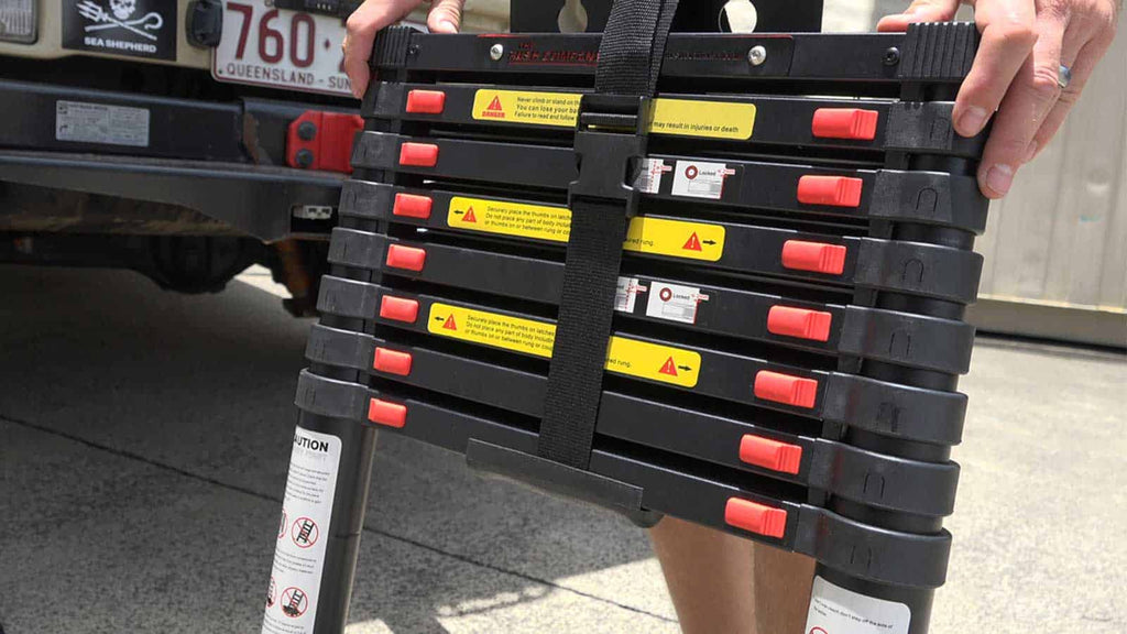 The Bush Company Deluxe Telescopic Ladder 2.6m