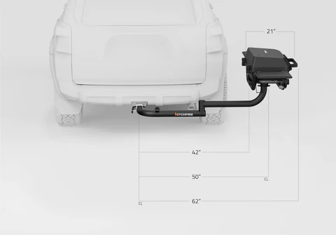 HitchFire F-20 Hitch Mounted Propane Grill
