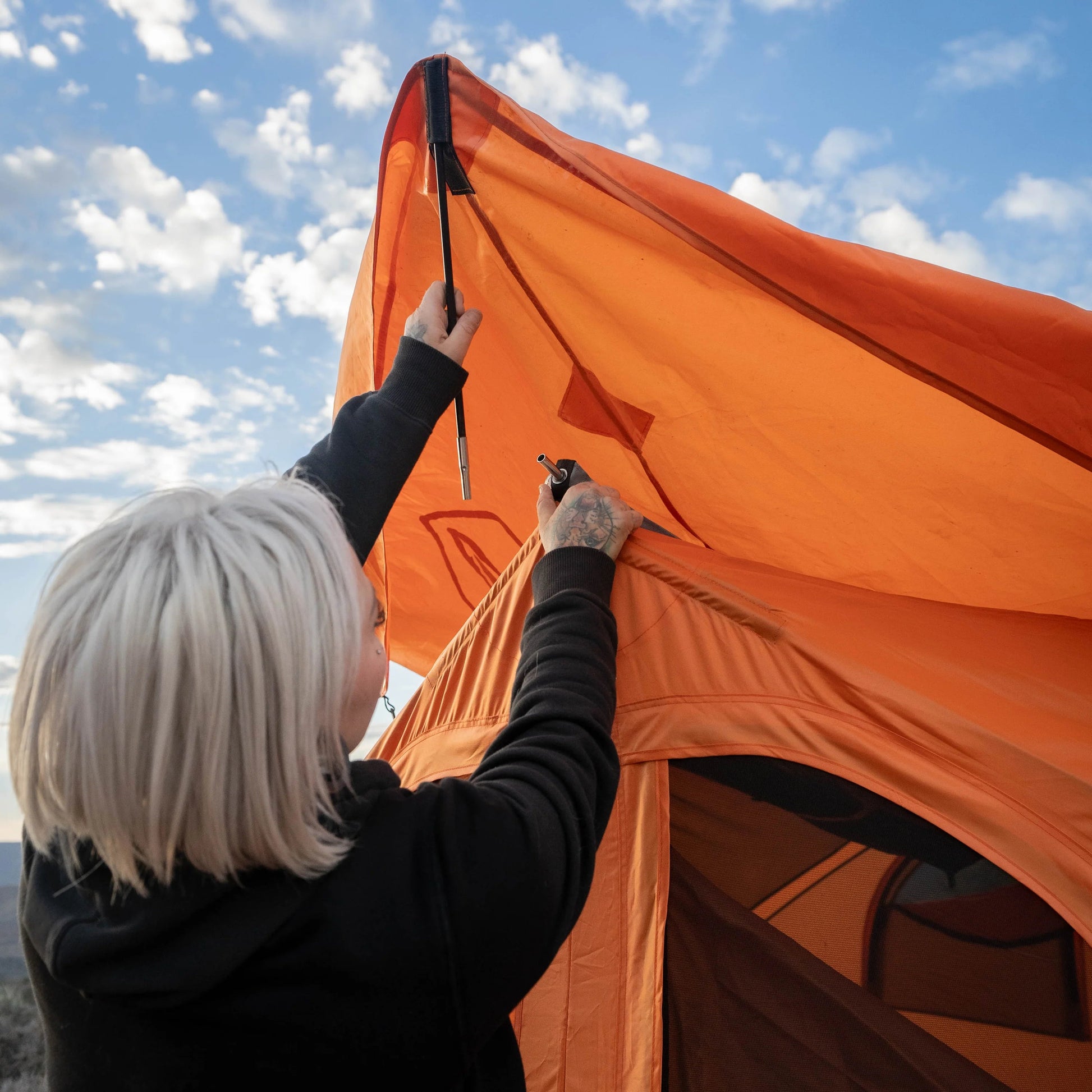 Gazelle T4 Hub Tent Overland Edition - Orange Sunset