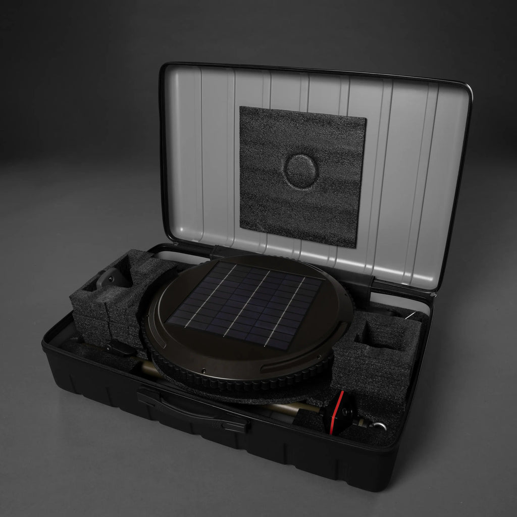 Tuff Stuff Overland Halo 9.75" Solar Freestanding Light With Speaker