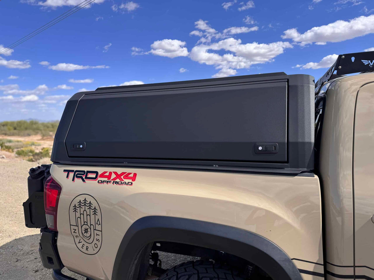 CapRax Aluminum Truck Canopy - Toyota Tacoma Gen 3 5ft Bed