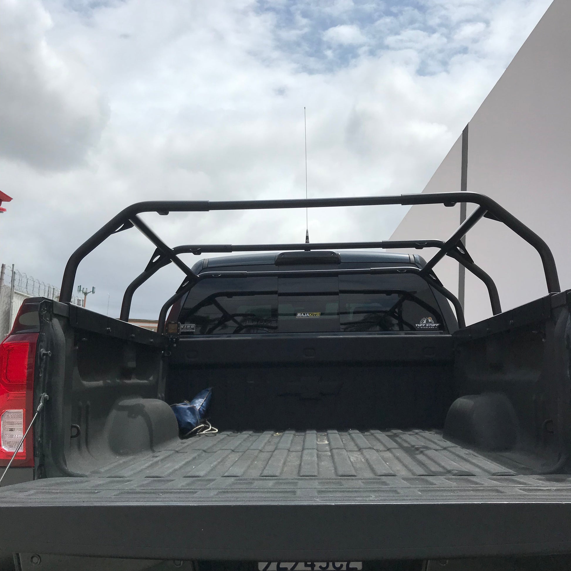 Tuff Stuff Overland Roof Top Tent Truck Bed Rack, Adjustable, Powder Coated 51"