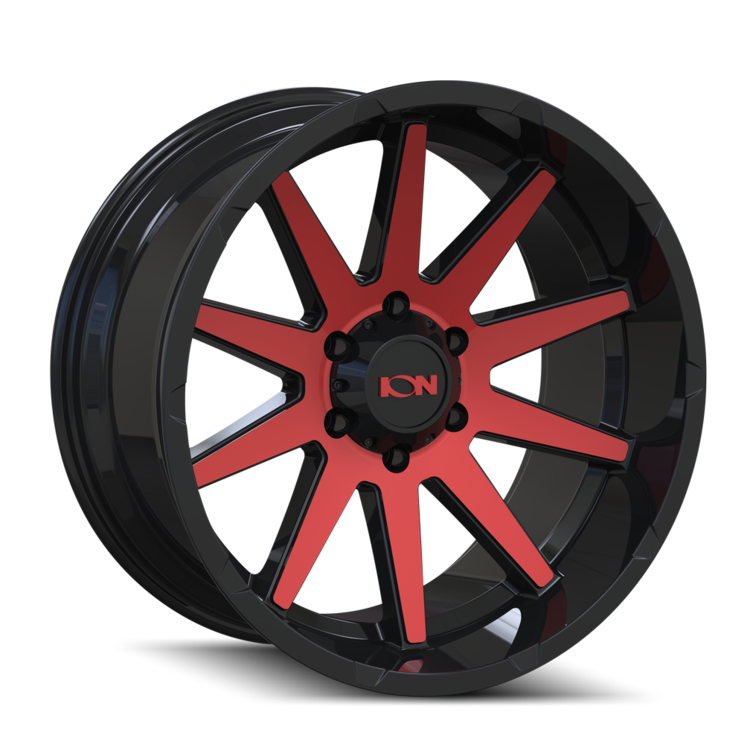 TWG ION 143 (143) GLOSS BLACK RED MACHINED