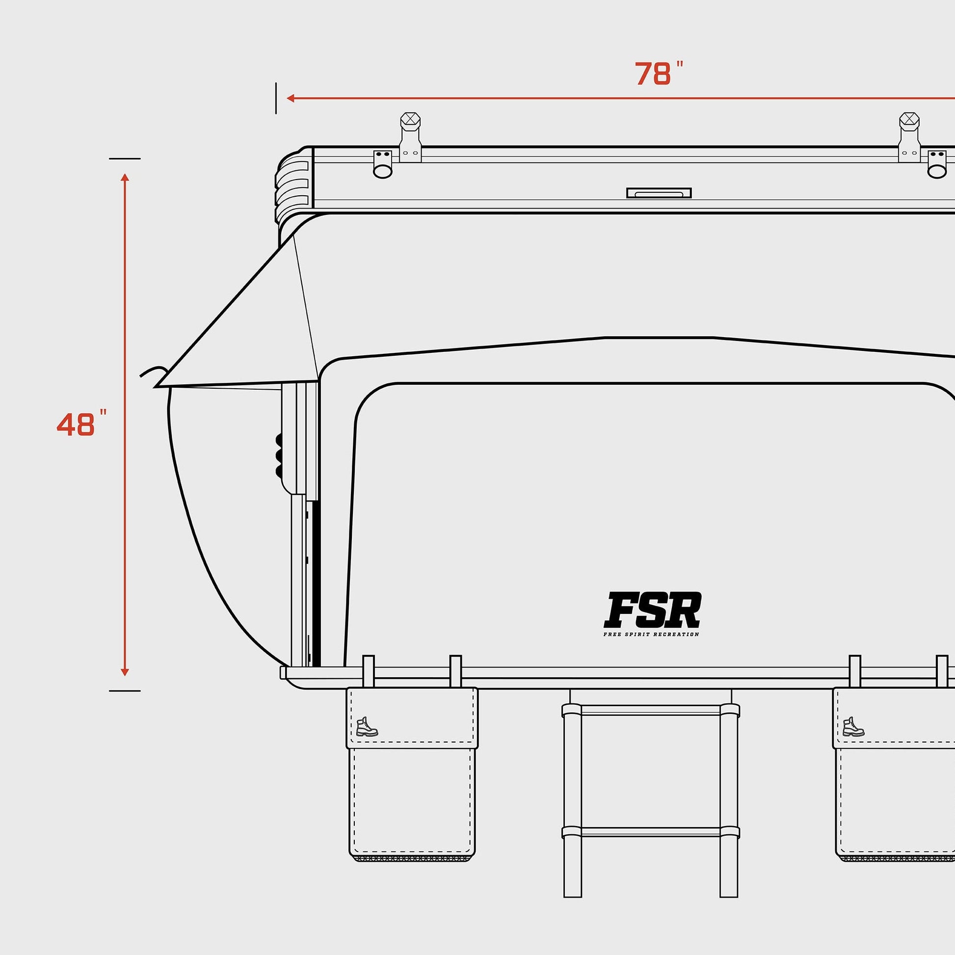 FSR Kali King Rooftop tent