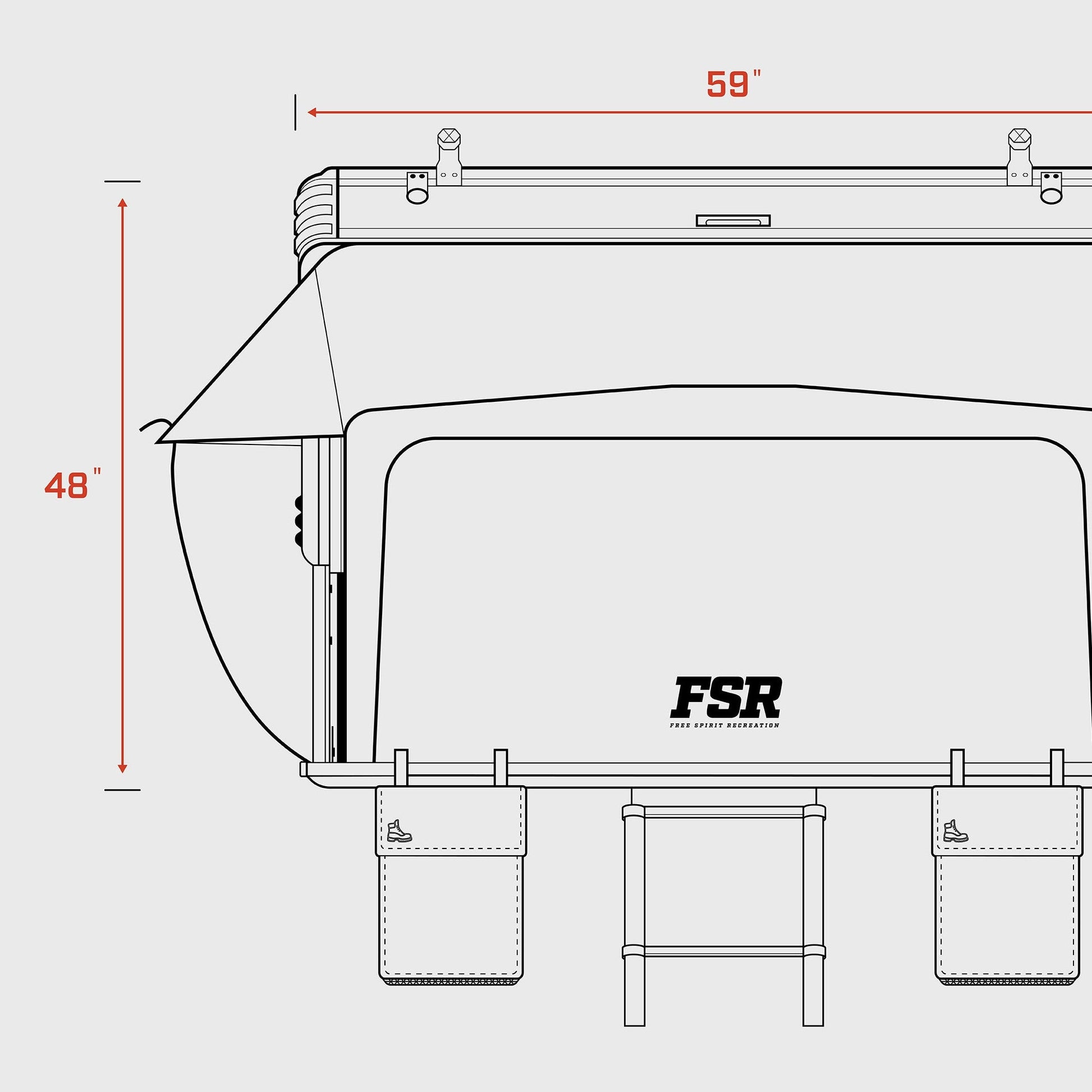 FSR Kali Rooftop tent