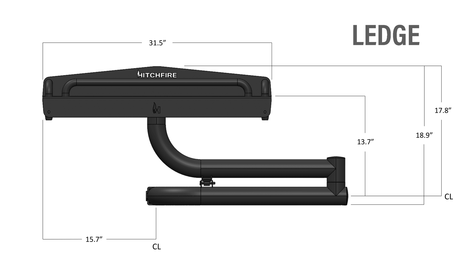 HitchFire Ledge Cargo Platform