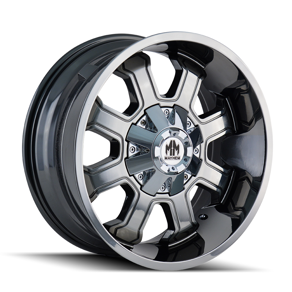 TGW MAYHEM FIERCE (8103) CHROME 20X10 8-165.1 -19MM 130.8MM