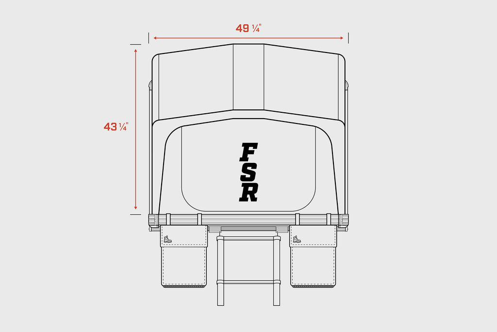 FSR Nova Hybrid Foldout Rooftop Tent
