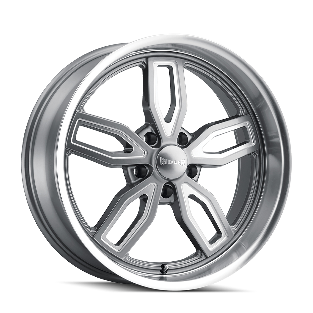 TWG RIDLER 608 (608) GLOSS GREY MILLED 20X8 5-114.3 0MM 72.62MM
