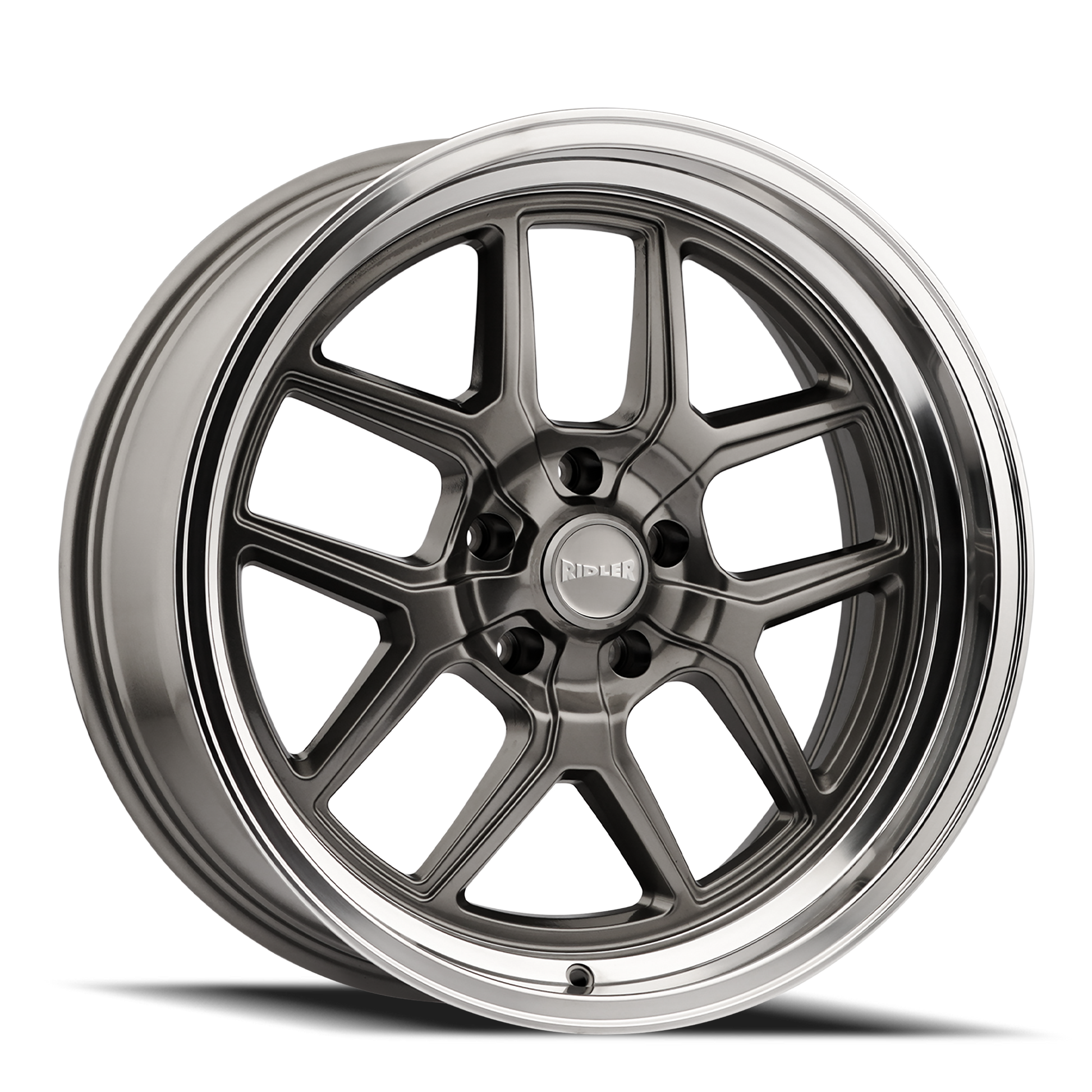 TWG RIDLER 610 (610) GLOSS GREY POLISHED 20X8 5-114.3 0MM 83.82MM