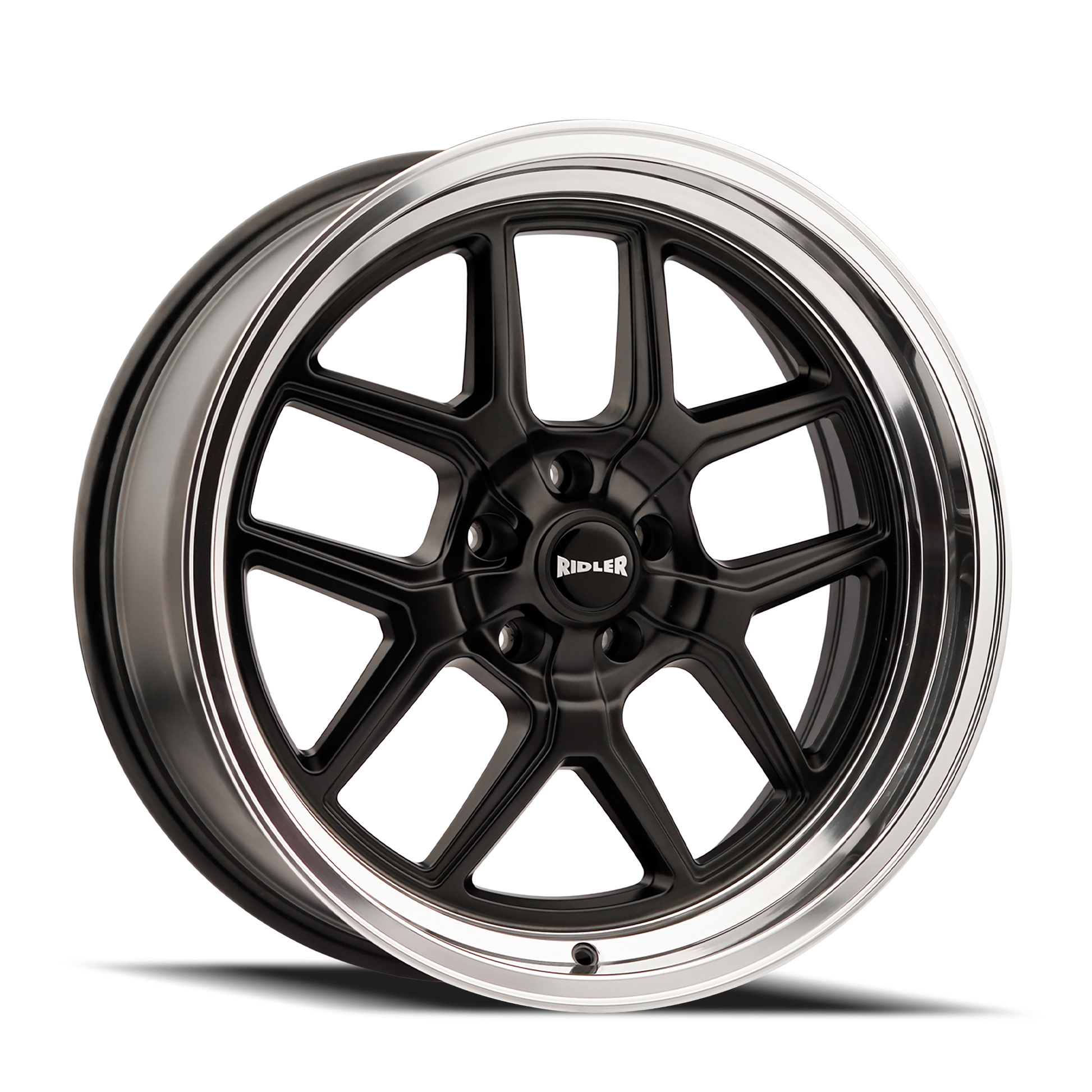 TWG RIDLER 610 (610) MATTE BLACK POLISHED 20X8 5-120.65 0MM 83.82MM