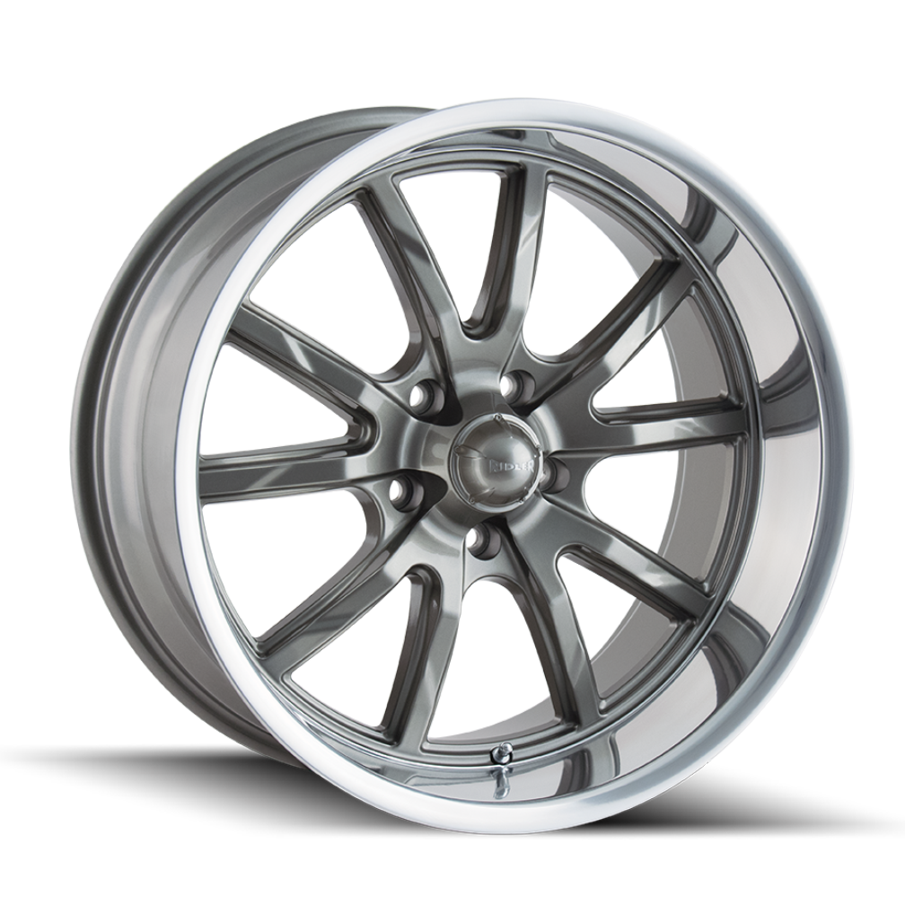TWG RIDLER 650 (650) GLOSS GREY POLISHED 18X9 5-114.3 0MM 83.82MM