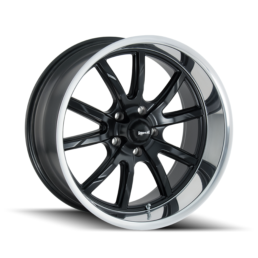 TWG RIDLER 650 (650) MATTE BLACK POLISHED 18X9 5-127 0MM 83.82MM