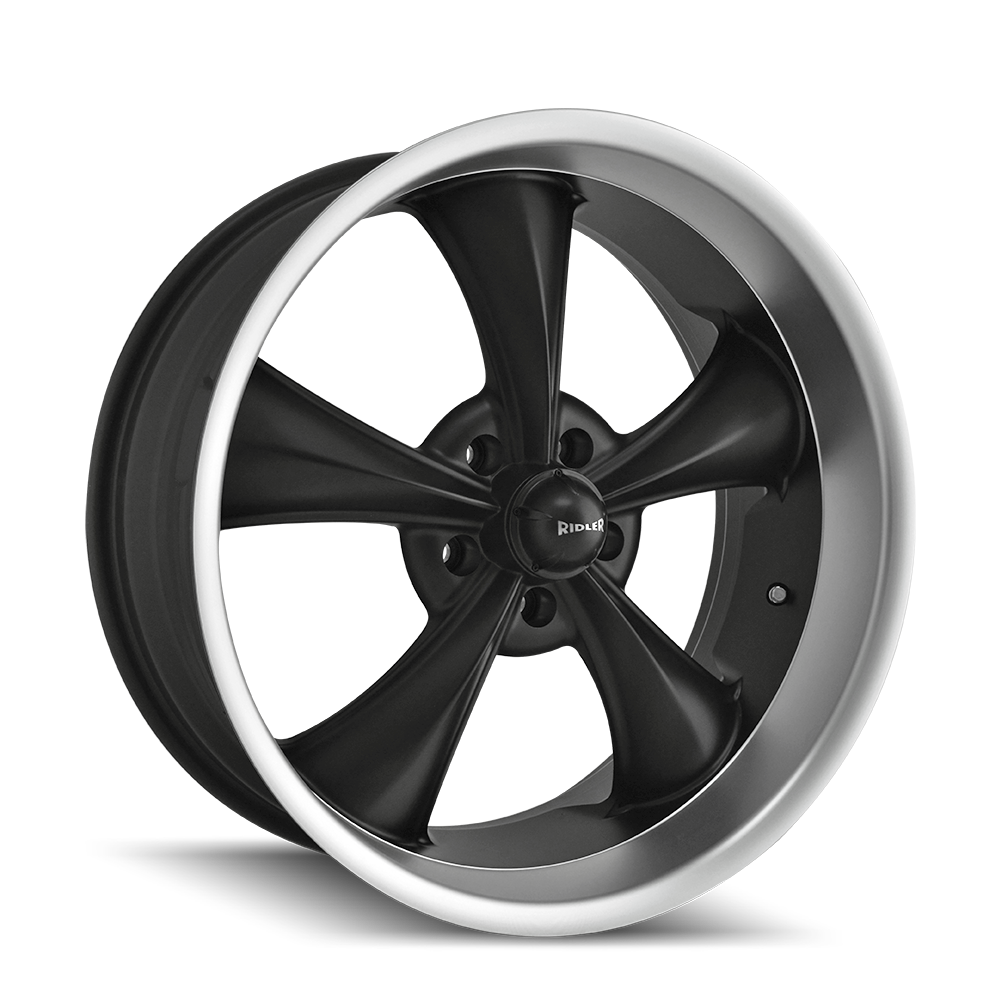TWG RIDLER 695 (695) MATTE BLACK MACHINED 18X9 5-114.3 6MM 83.82MM