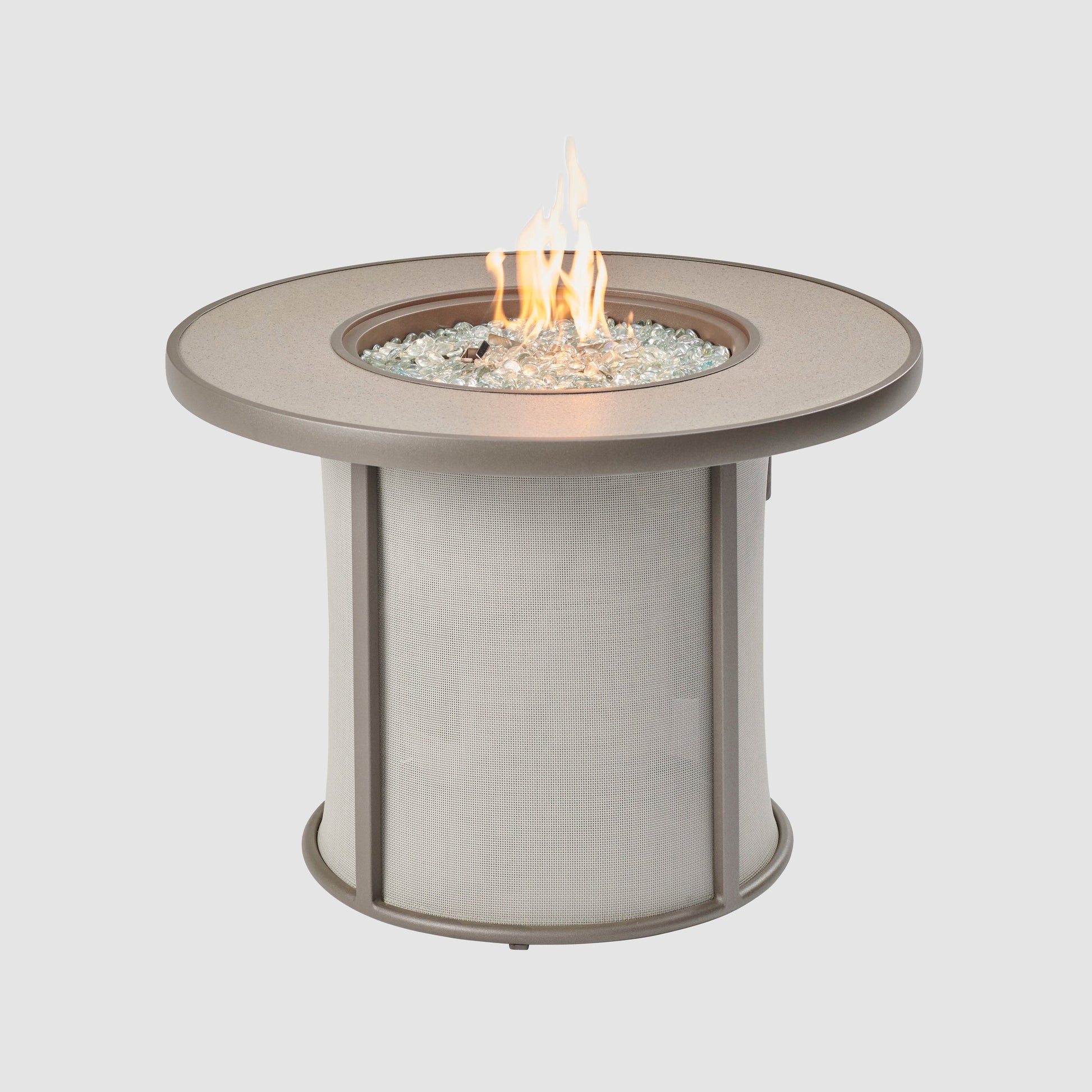The Outdoor GreatRoom Company Stonefire Round Gas Fire Pit Table
