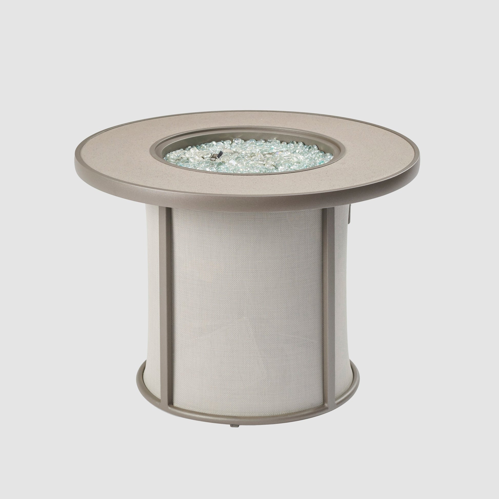 The Outdoor GreatRoom Company Stonefire Round Gas Fire Pit Table