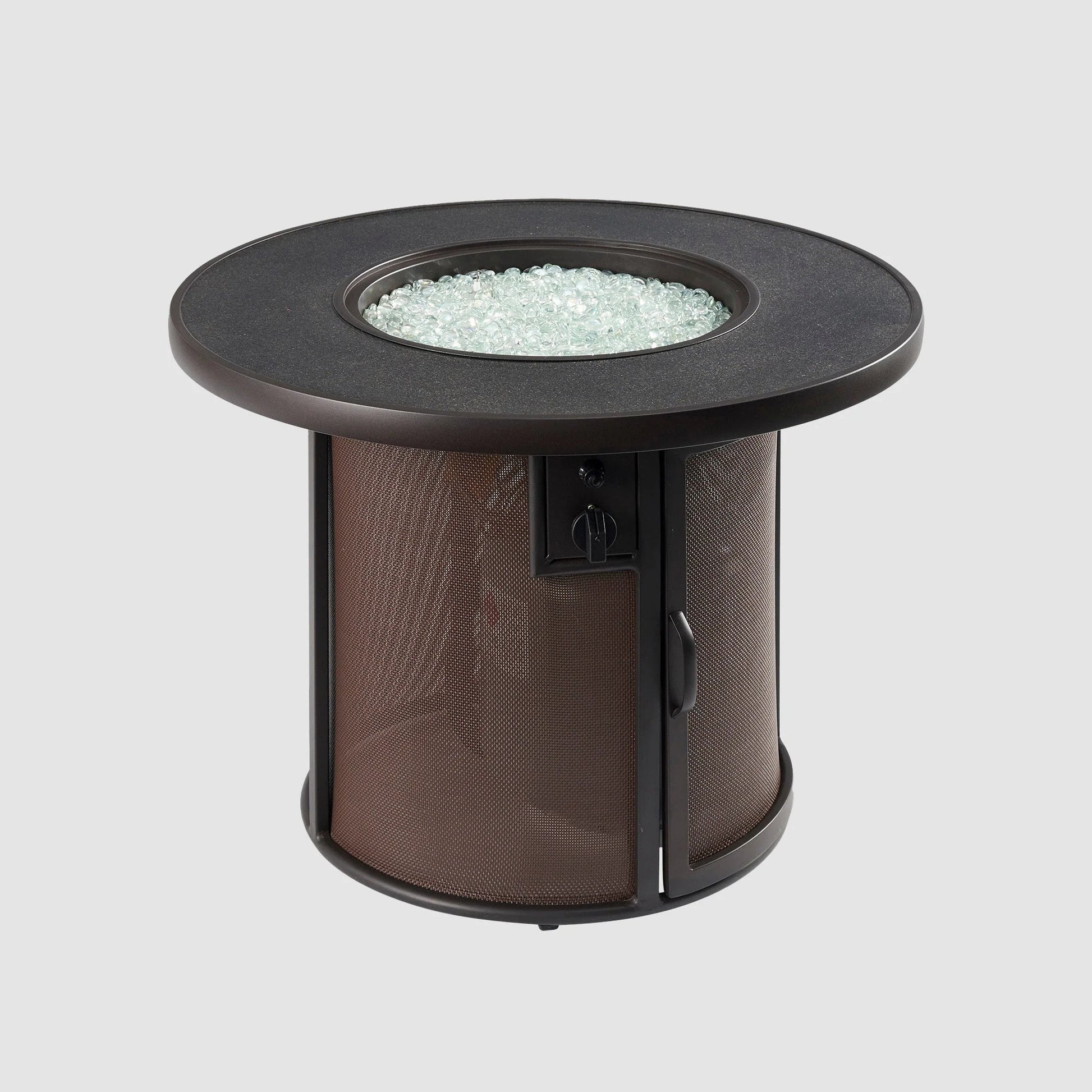 The Outdoor GreatRoom Company Stonefire Round Gas Fire Pit Table