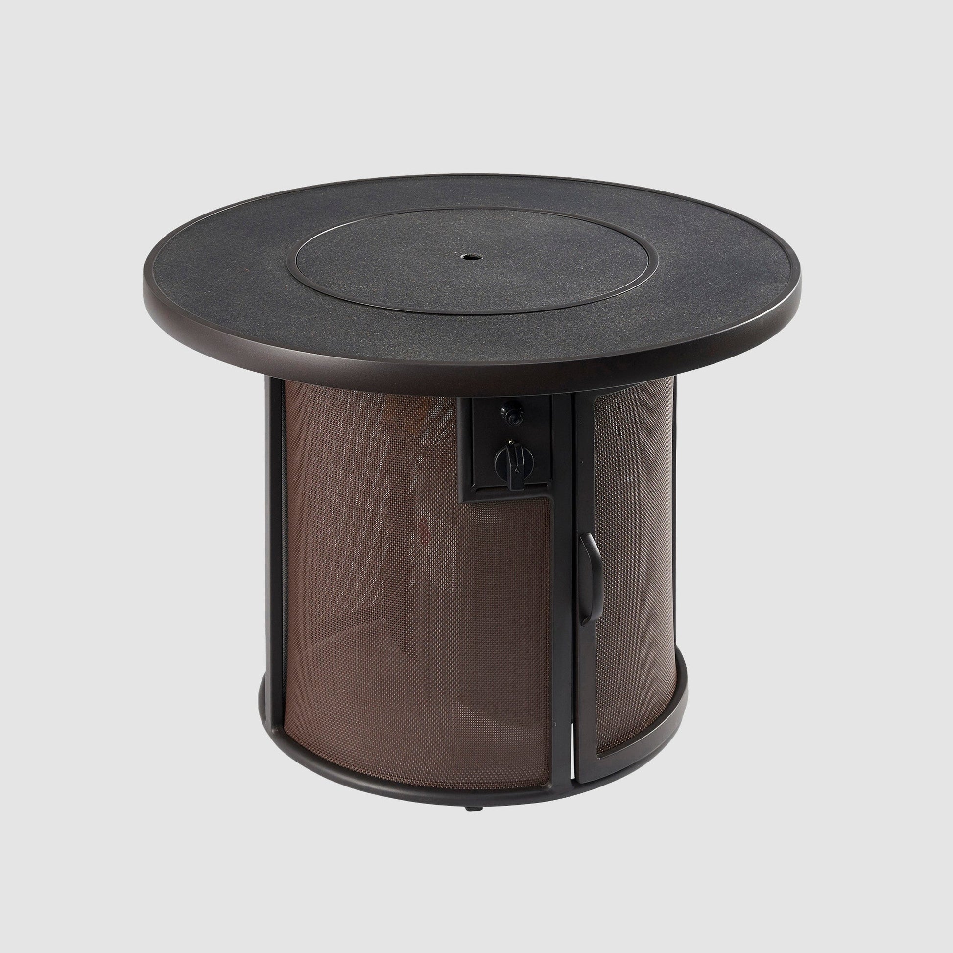 The Outdoor GreatRoom Company Stonefire Round Gas Fire Pit Table