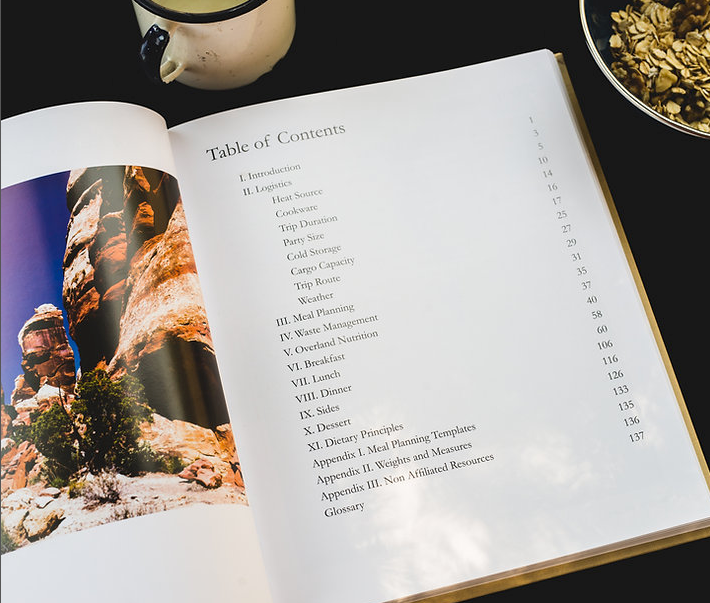 HitchFire Overland Cookery Cookbook
