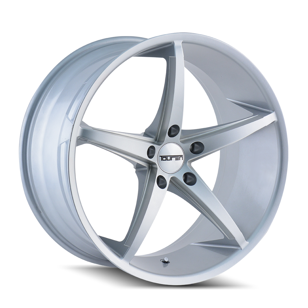 TWG TOUREN TR70 (3270) GLOSS SILVER MILLED 18X8 5-114.3 35MM 72.62MM