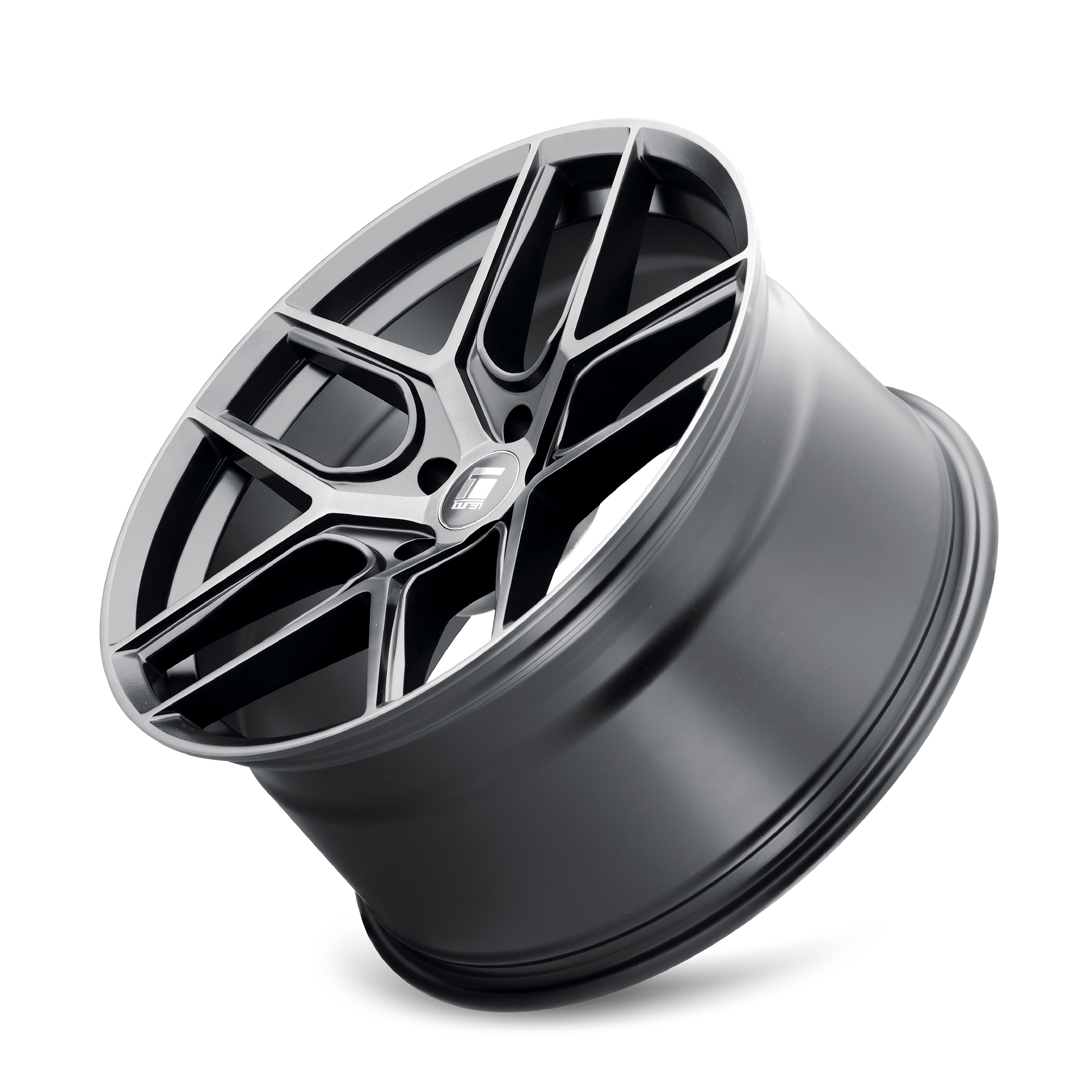 TWG TOUREN TR79 (3279) MATTE BLACK BRUSHED WITH DARK 20X9 6-135 30MM 87.1MM