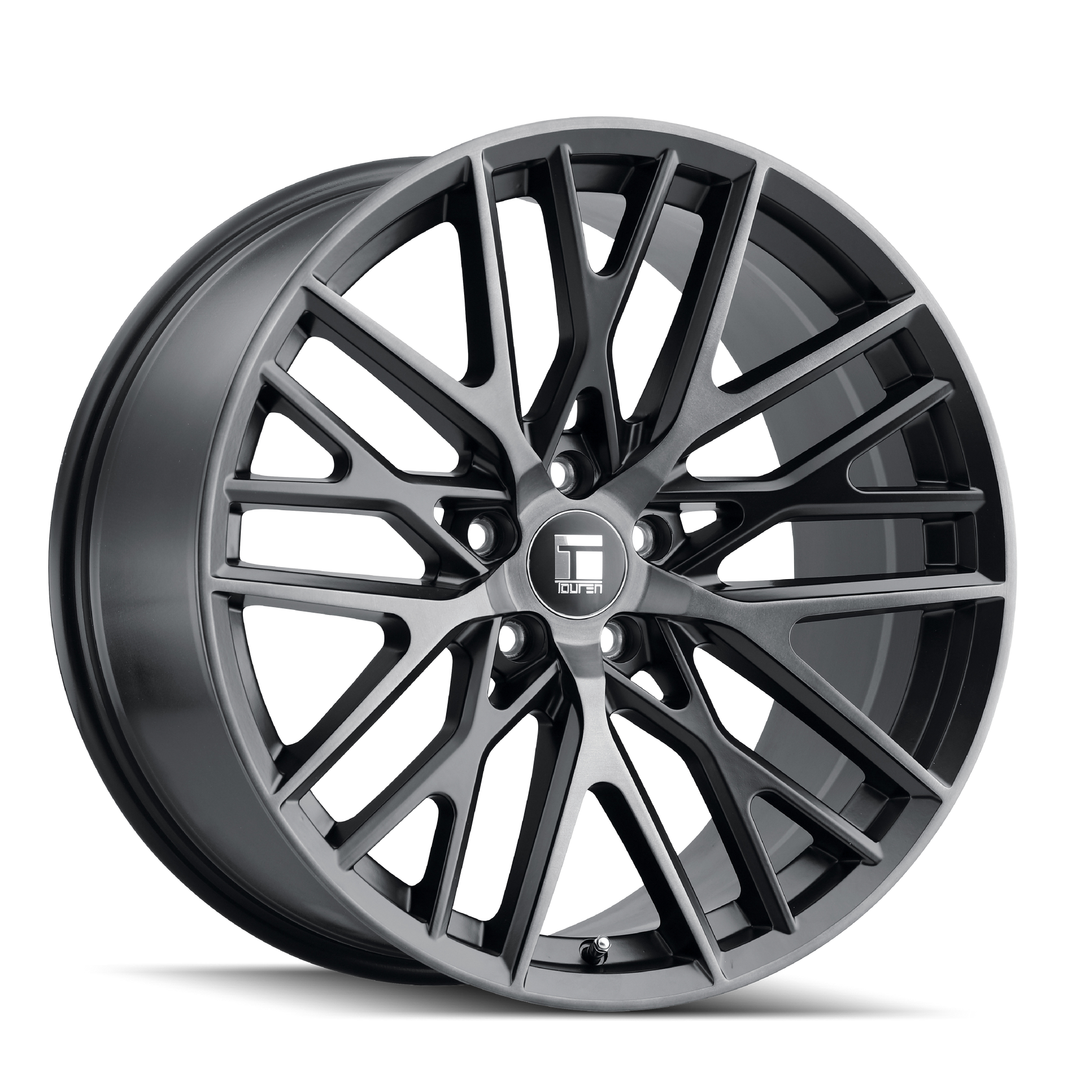 TWG TOUREN TR91 (3291) MATTE BLACK BRUSHED WITH DARK 22X9 6-139.7 18MM 106.1MM
