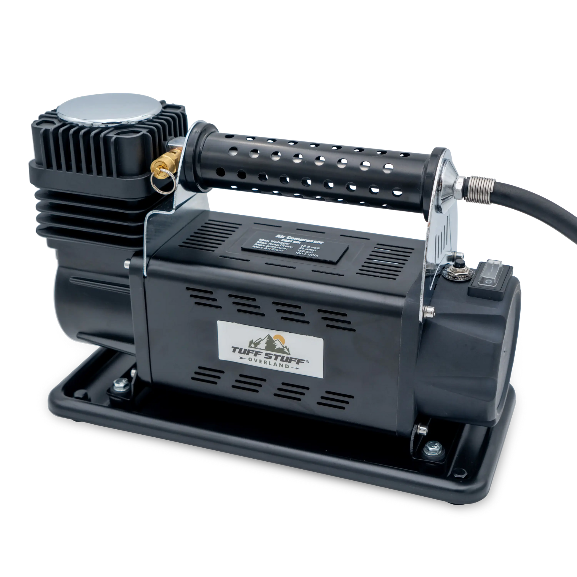 Tuff Stuff Overland Air 160L Universal Compressor With Hose and Storage Bag