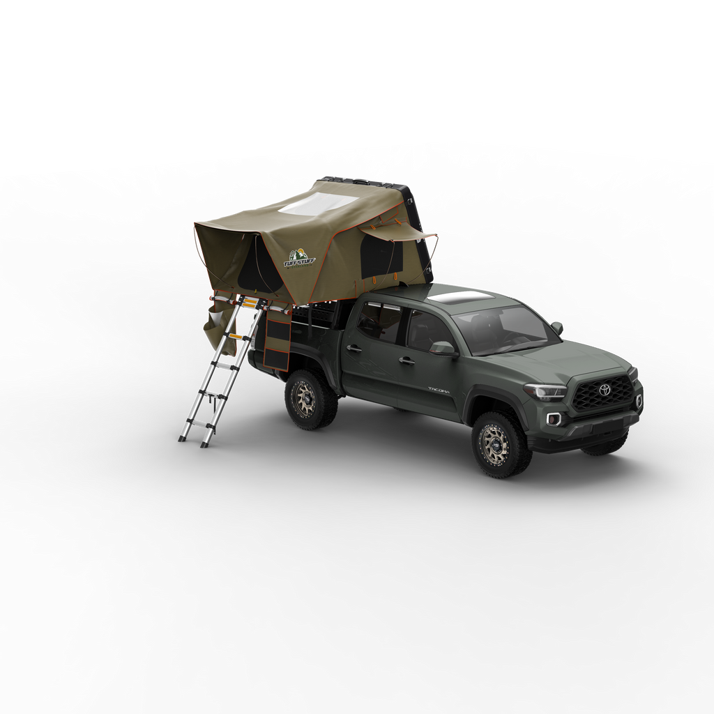 Tuff Stuff Overland Alpha II Hardshell Rooftop Tent, Black, 2 Person