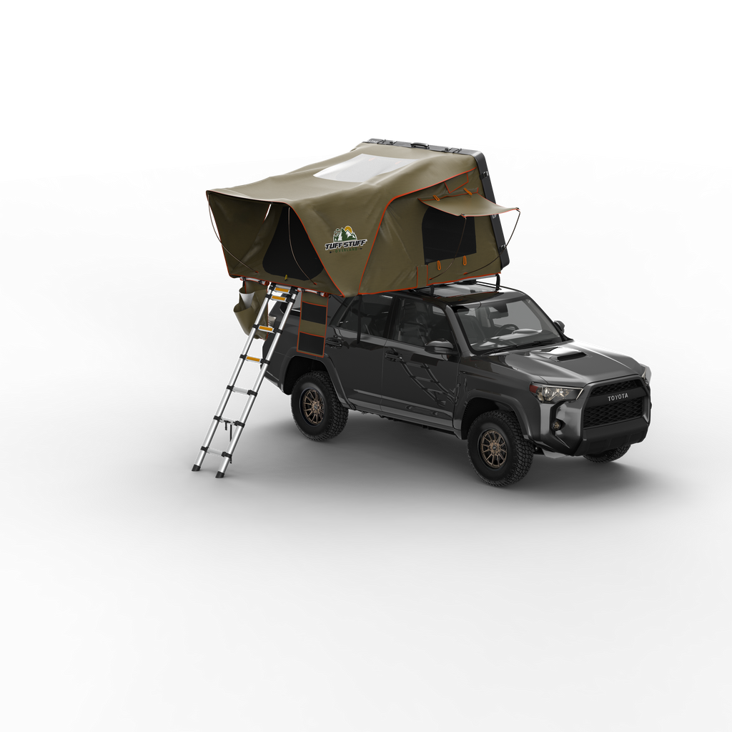 Tuff Stuff Overland Alpha Hardshell Rooftop Tent, Black, 2-3 Person