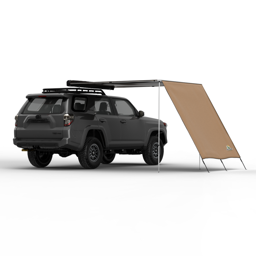 Tuff Stuff Overland Awning Shade Wall, 6.5' x 8'