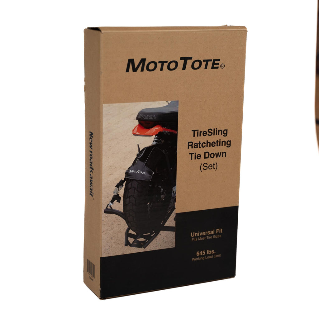 TireSling Ratcheting Motorcycle Tie Down