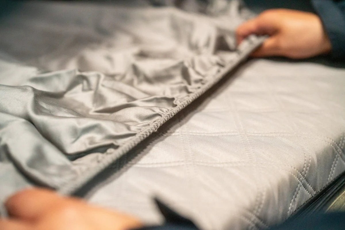 Tuff Stuff Overland Alpha Cotton Fitted Sheets, Grey