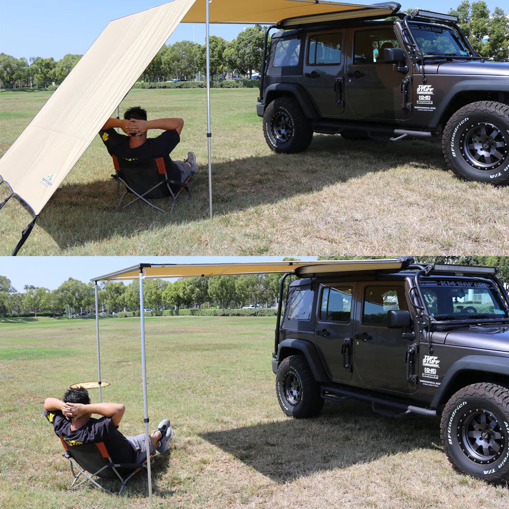 Tuff Stuff Overland Awning Shade Wall, 6.5' x 8'