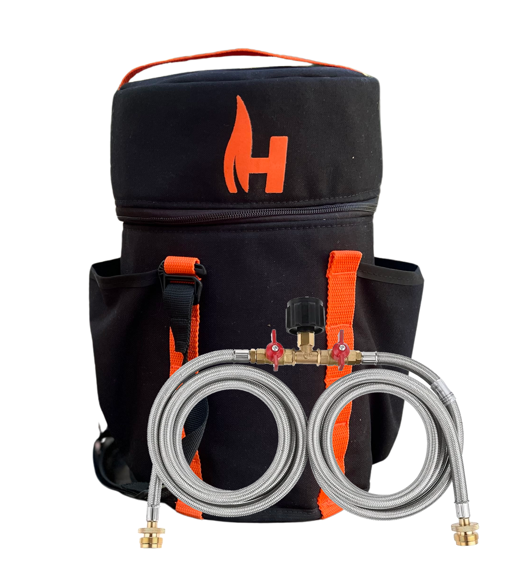 HitchFire 5LB Refillable Propane Tank with Optional Carrying Case