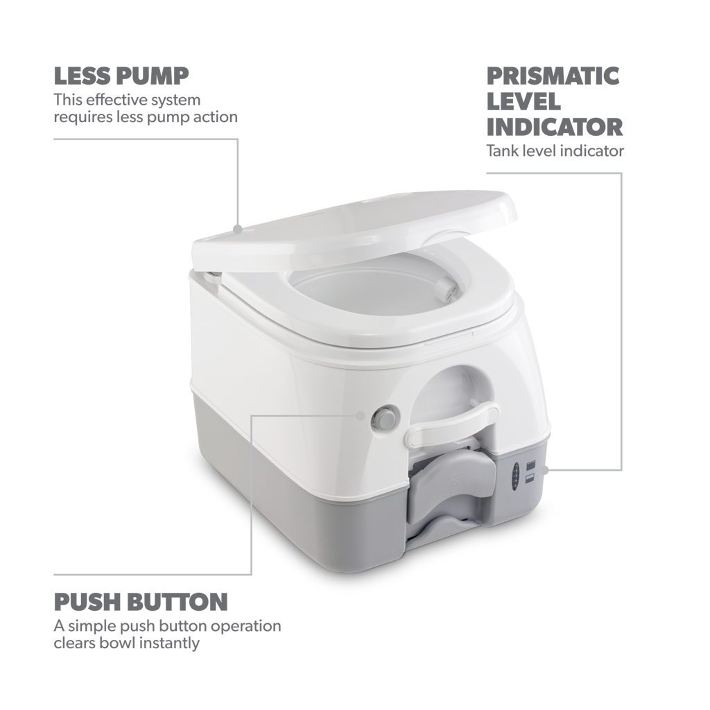 Dometic 972 Portable Toilet 2.6 Gallon