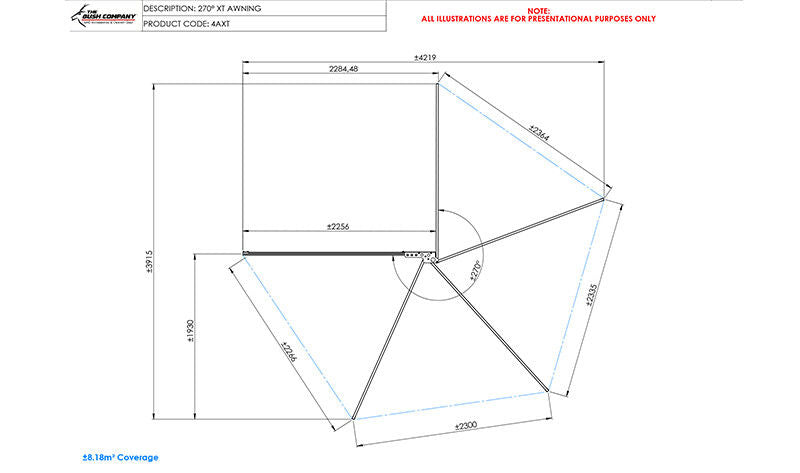 270 XT Mk2 Awning – Ultimate Shade Solution for 4WD