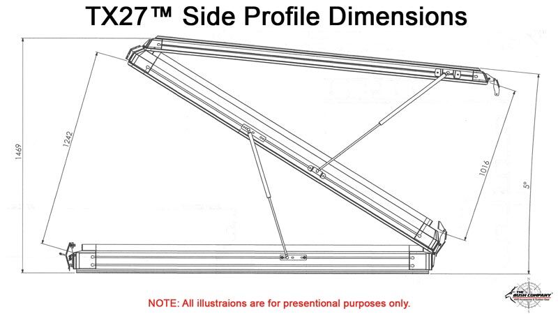 Hardshell Rooftop Tent TX27
