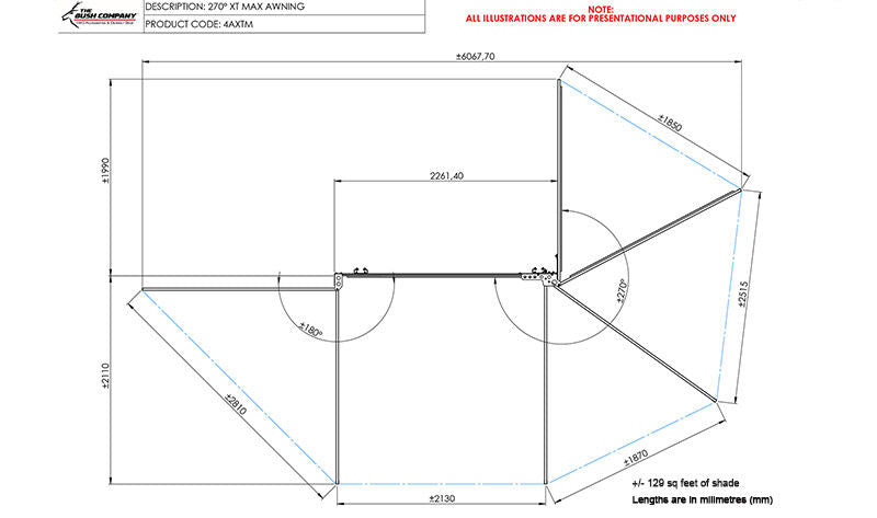 Premium 270 XT MAX Awning