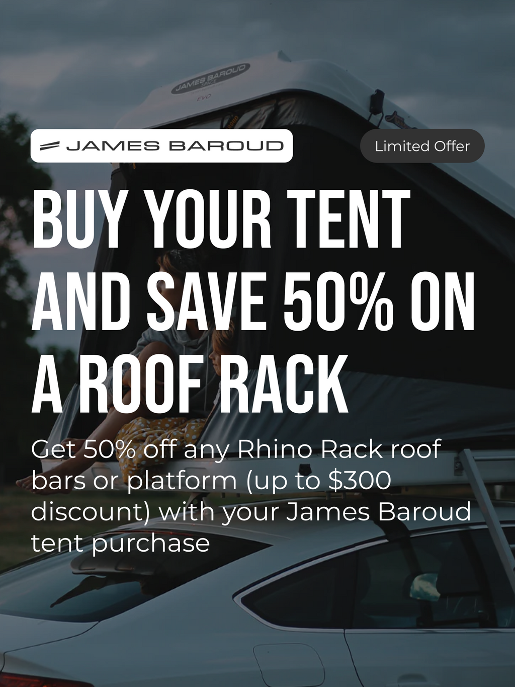 James Baroud MAGMA Rooftop Tent