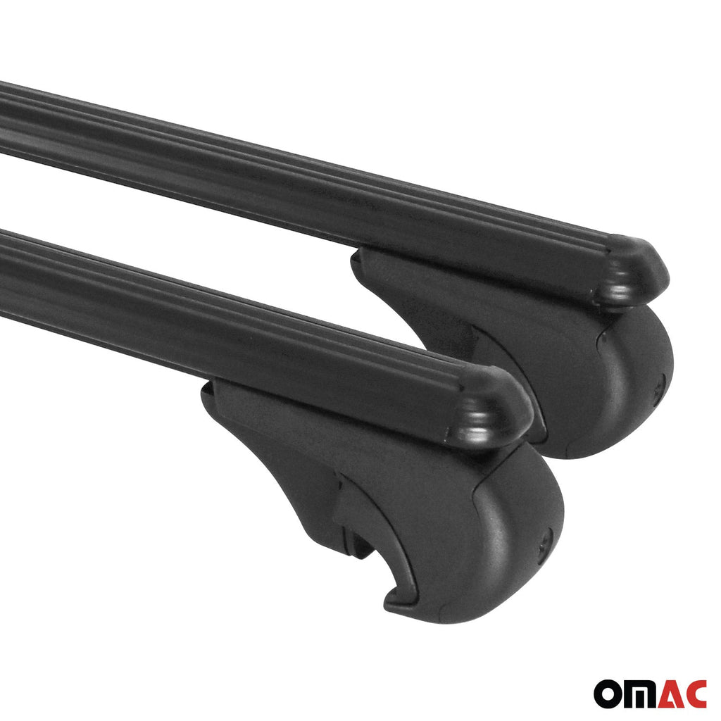 2005-2010 Kia Sportage Roof Rack Cross Bars Black