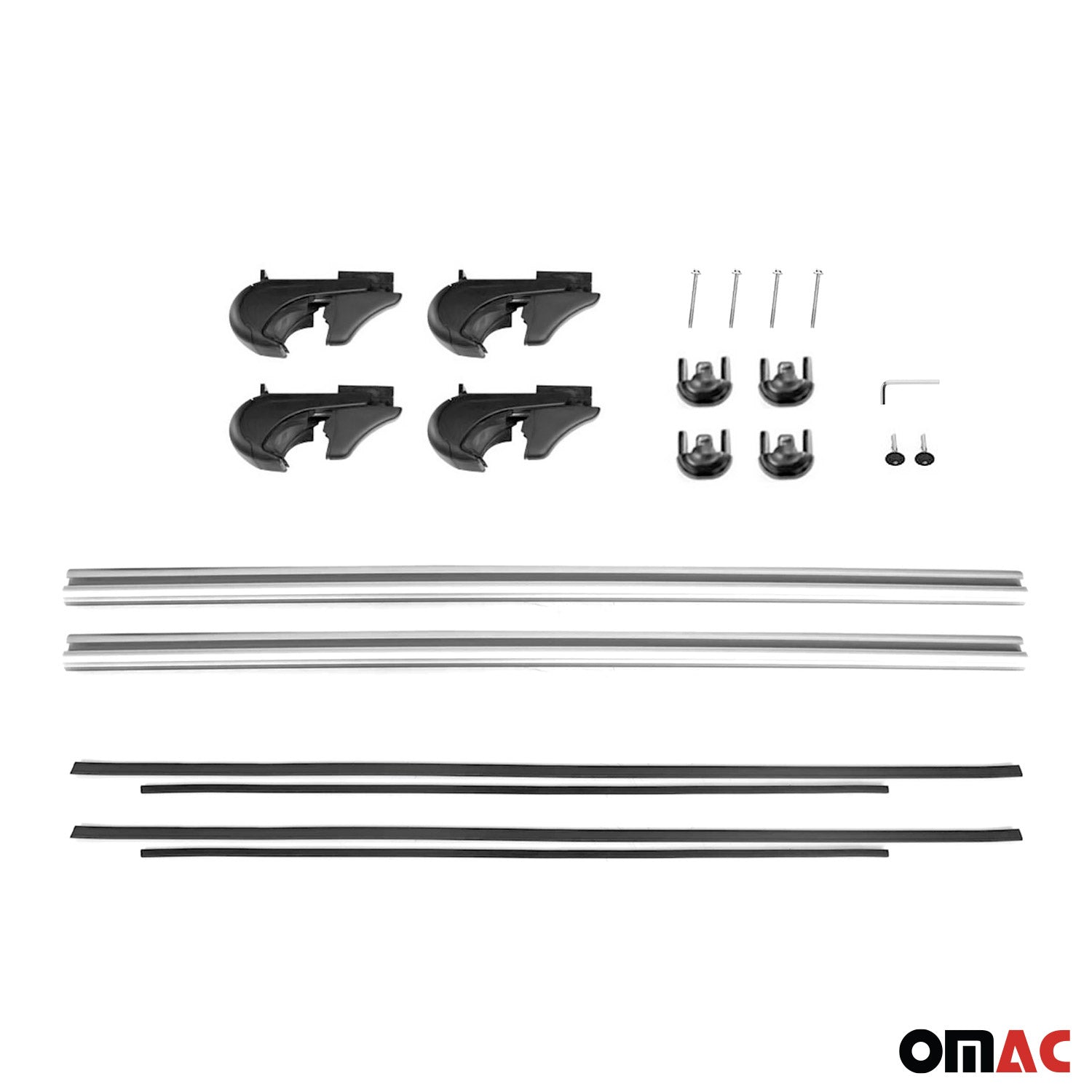 2006-2008 Lexus RX 400H Roof Rack Cross Bars Silver