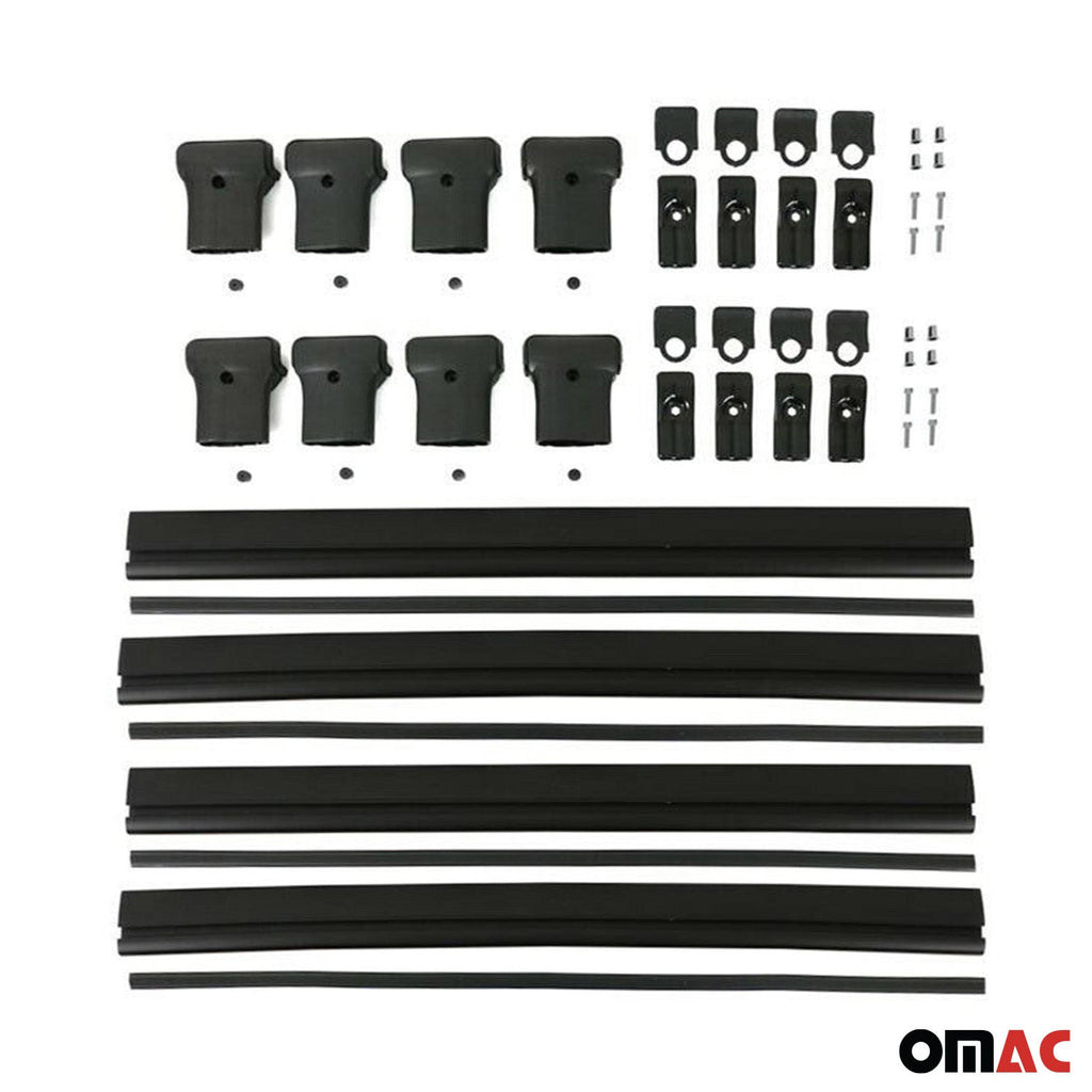 2015-2025 Ford Transit Roof Rack Cross Bars 4Pcs Black