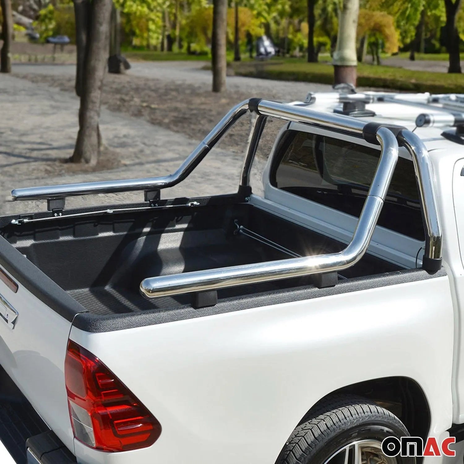 2019-2023 Ford Ranger Crew Cab Sport Bar Truck Bed Chase Roll Bar Stainless Steel