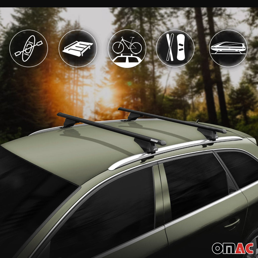 2023-2025 Kia Sportage Roof Rack Cross Bars Black