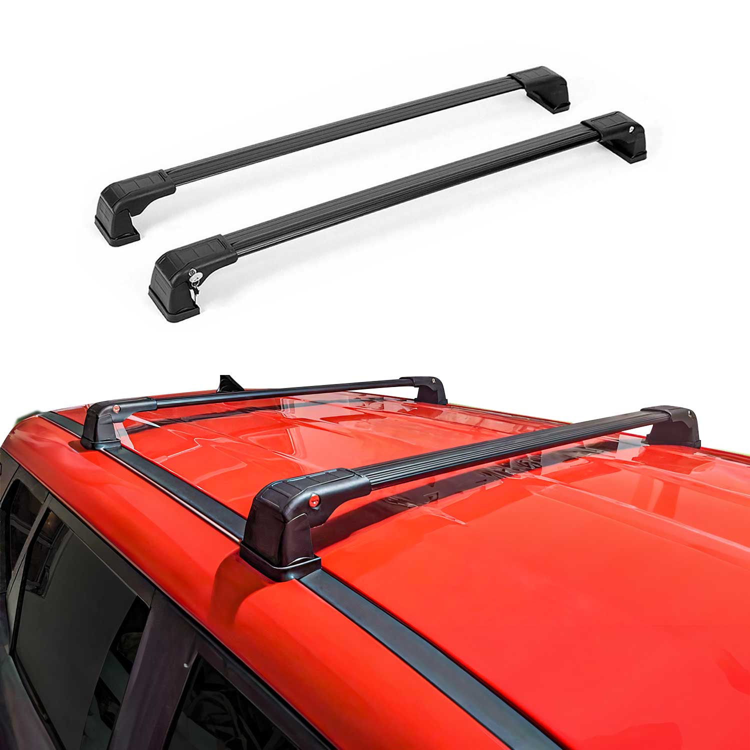 2014-2019 Kia Soul Roof Rack Cross Bars Black