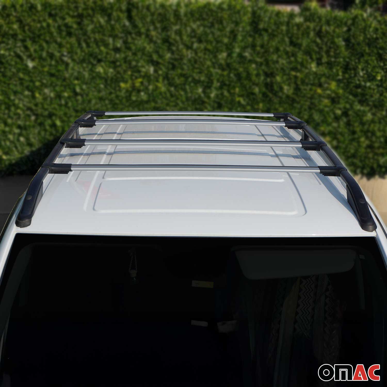 2015-2025 Ford Transit Roof Rack Cross Bars 4Pcs Silver