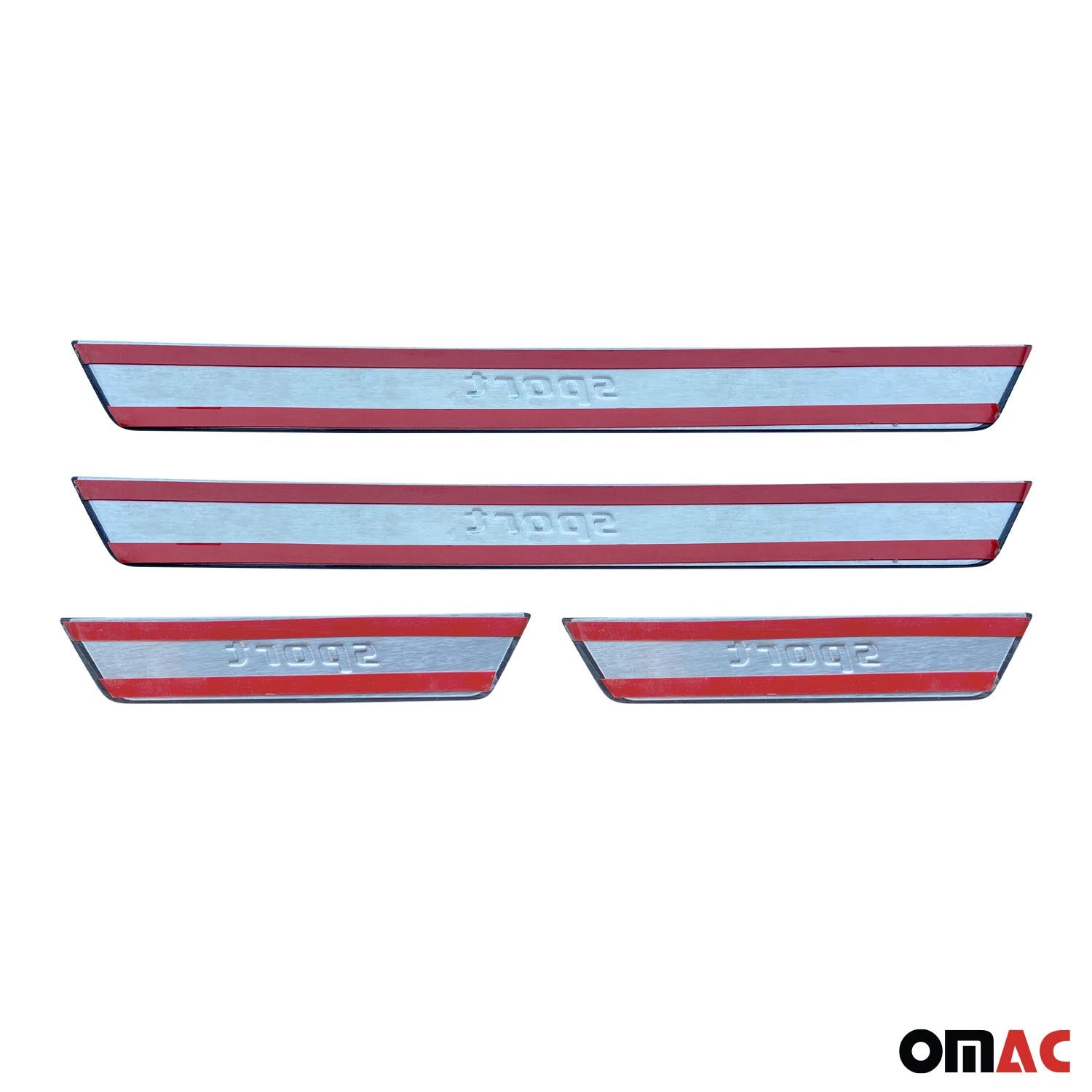 GMC Yukon Yukon XL 1500 Door Sill Scuff Plate Scratch Protector Sport Brushed Stainless Steel 4Pcs