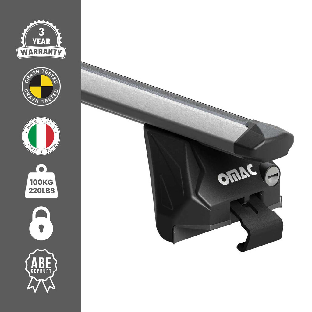 2023-2025 BMW X1 U11 Roof Rack Cross Bars Silver