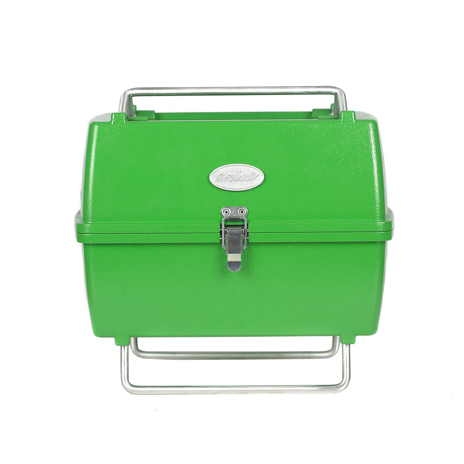 Green Portable Charcoal BBQ Grill Outdoor Camping 13 Pcs